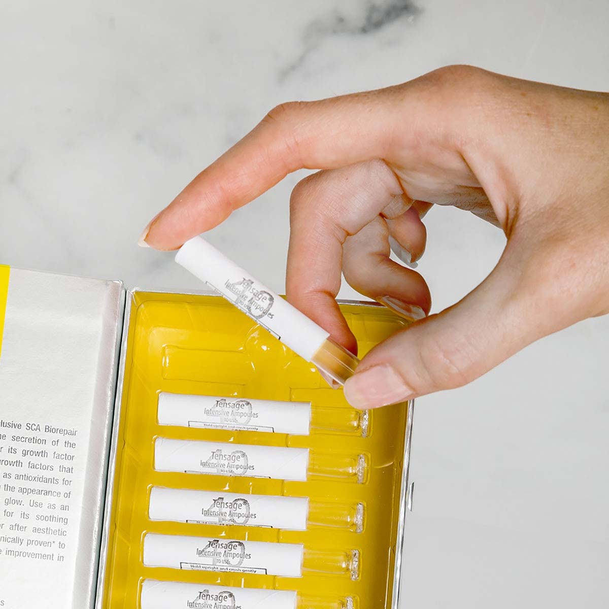 biopelle application on hand demonstrating easy absorption and non-greasy finish