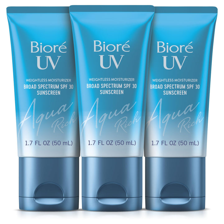 Biore front packaging showing SPF 30 protection and benefits