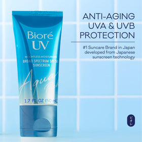 Biore on bathroom counter in lifestyle scene promoting daily morning routine