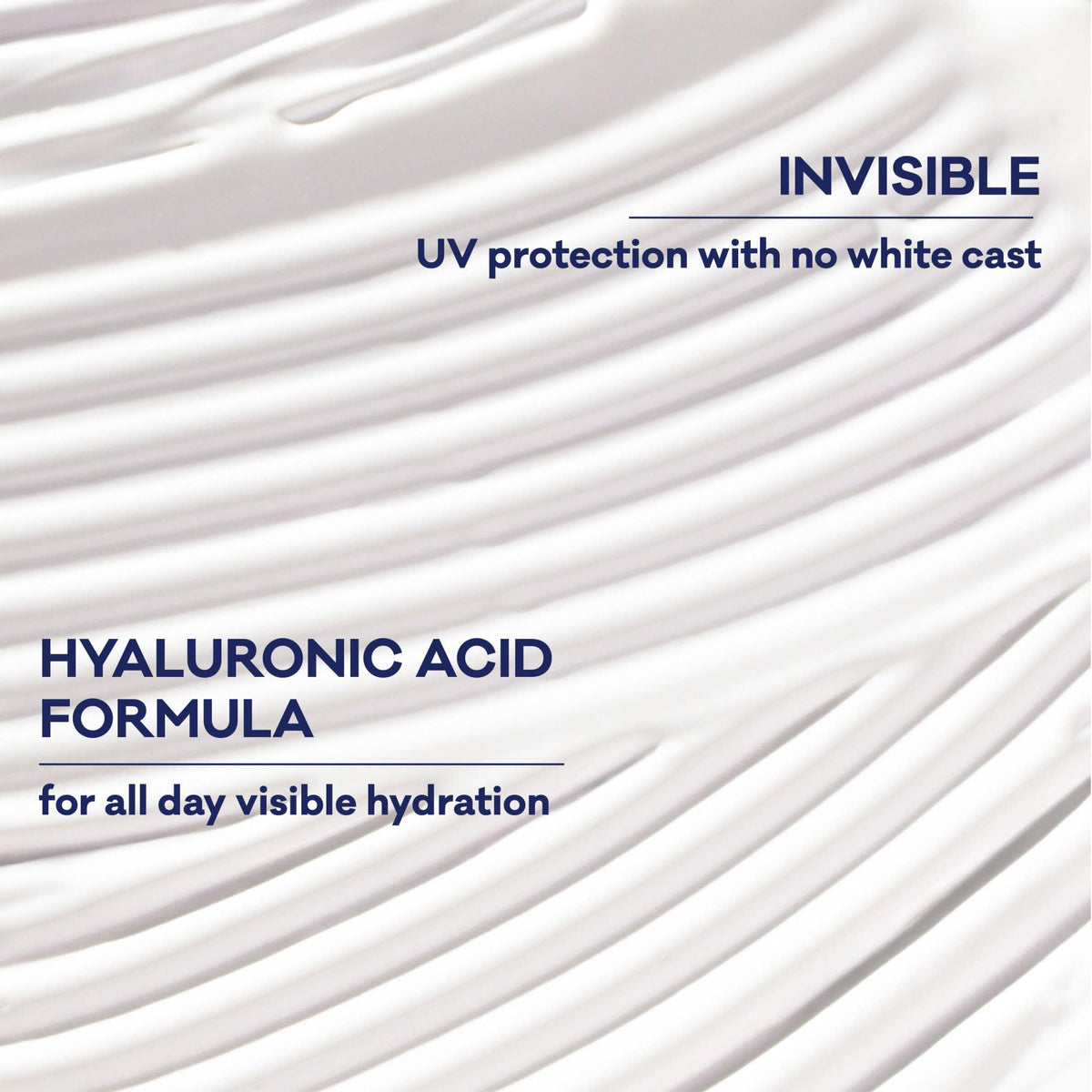 Biore tube label detail with SPF information and clean ingredient design