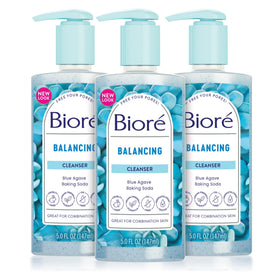 Bioré front packaging showing cleanser tube and benefits clearly