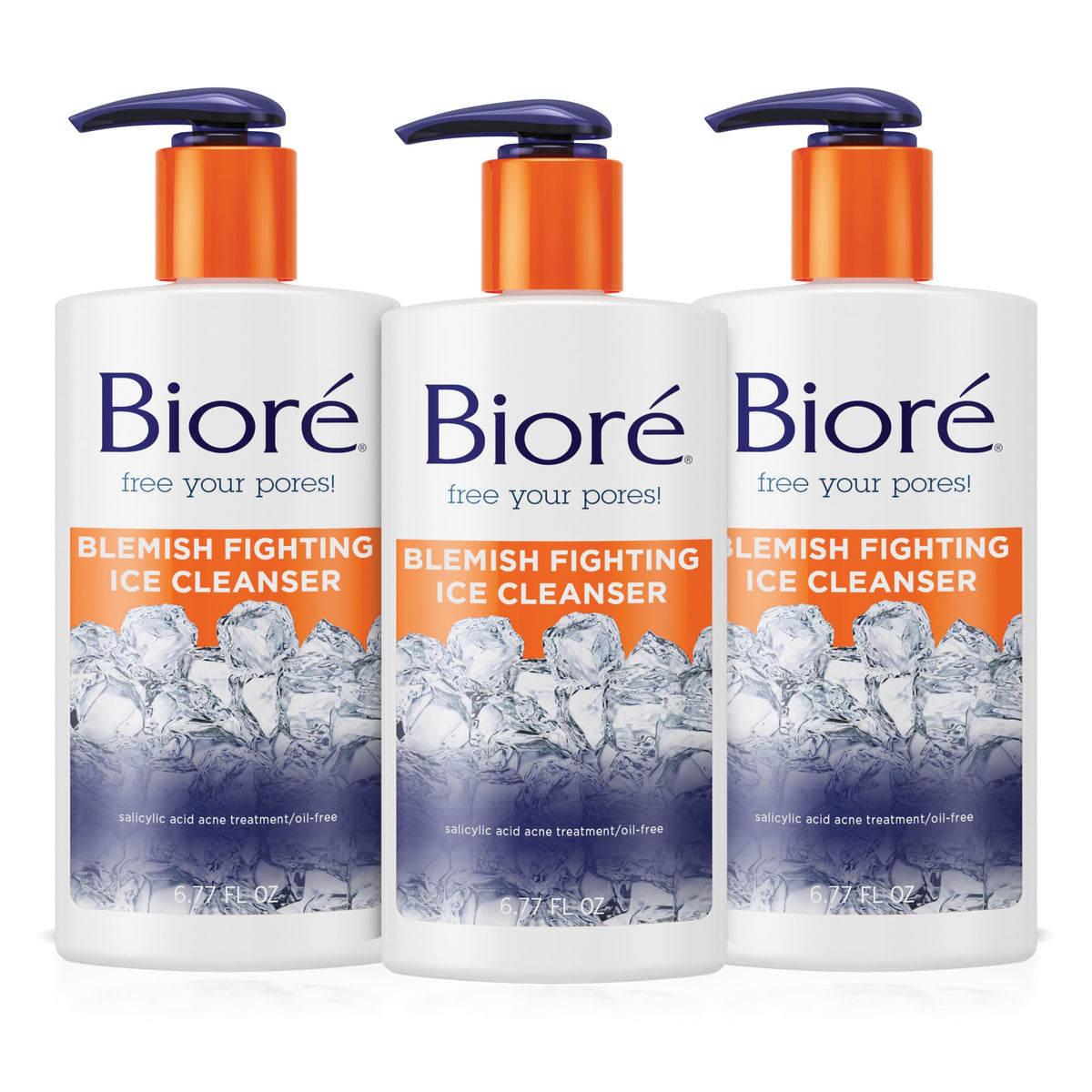 Bioré front packaging showing label and cooling acne benefits