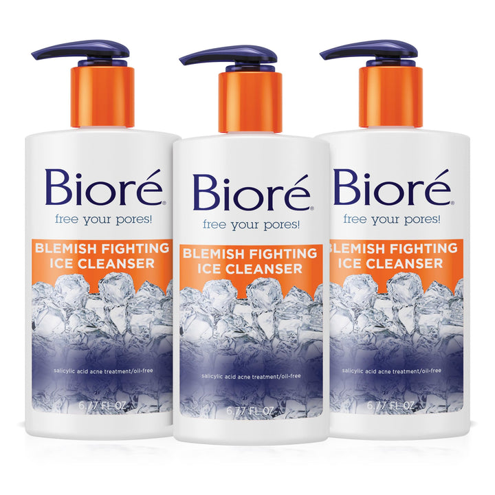 Bioré front packaging showing label and cooling acne benefits