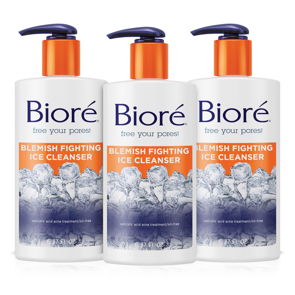 Bioré front packaging showing label and cooling acne benefits