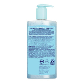 Blue agave and baking soda visual to show Bioré key soothing and deep-clean benefits