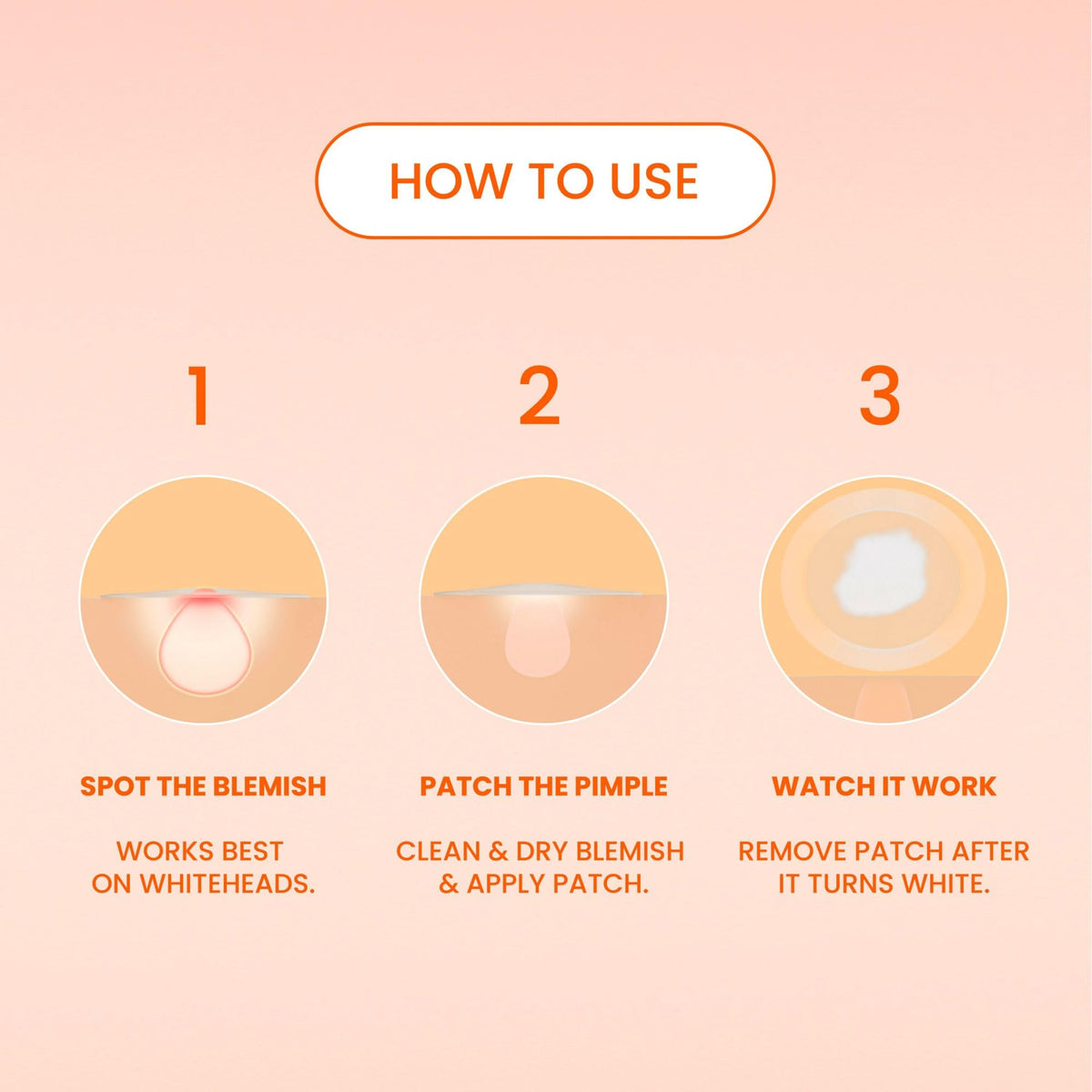 Biore patch applied at night on pillow-side skin for overnight use