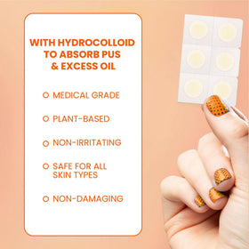 Biore opened pack showing neat arrangement of circular patches