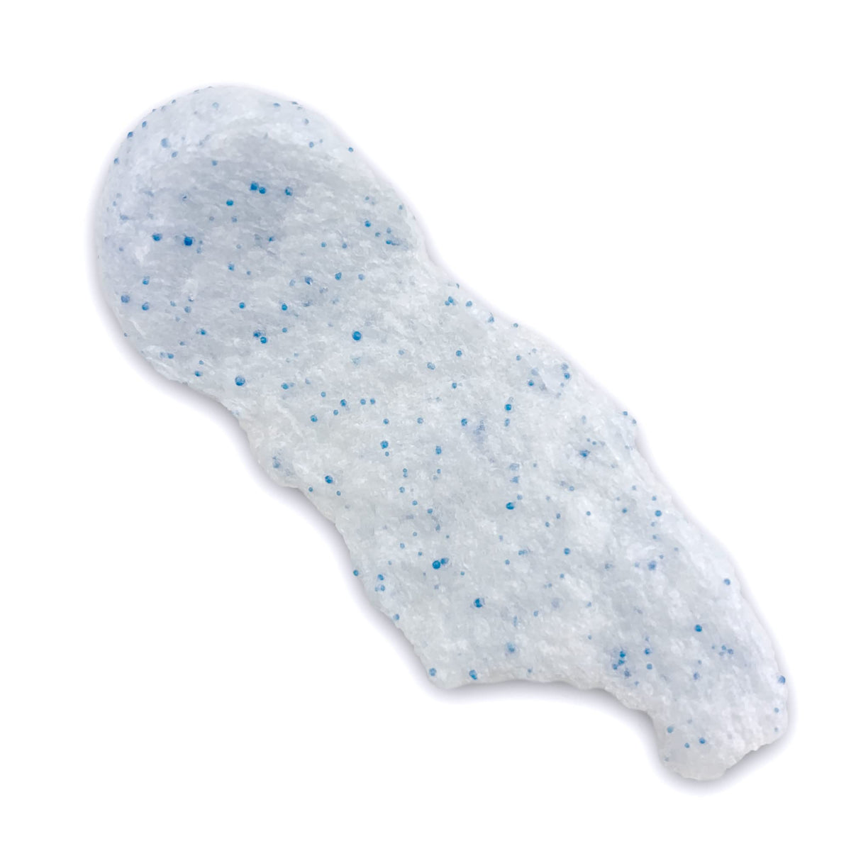 Bioré scrub on bathroom shelf in a routine setting suggesting daily cleansing and pore care