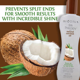 BioSilk applied to damp hair in hands demonstrating easier detangling and frizz control