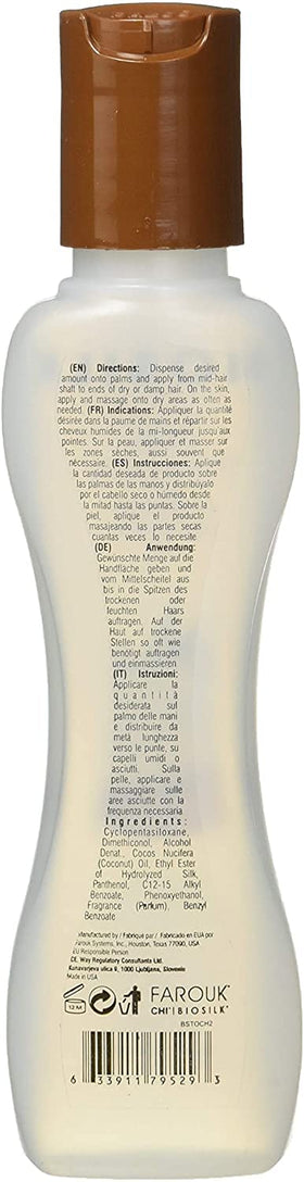 BioSilk close-up of dropper dispensing oil for precise control