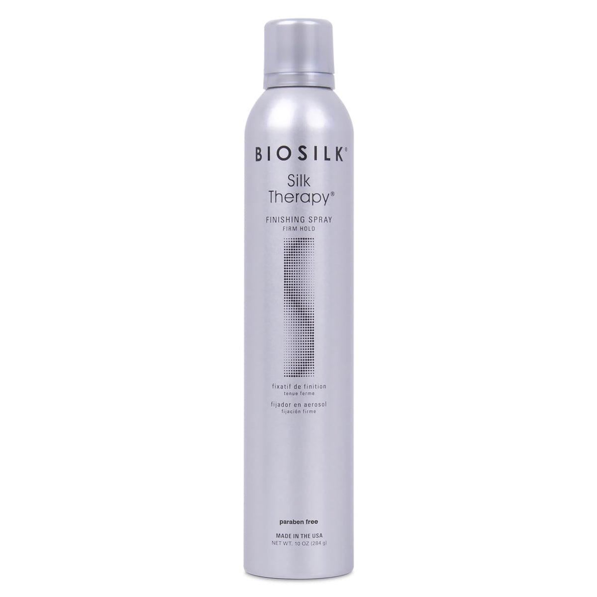 BioSilk front packaging shows can design and firm hold benefit