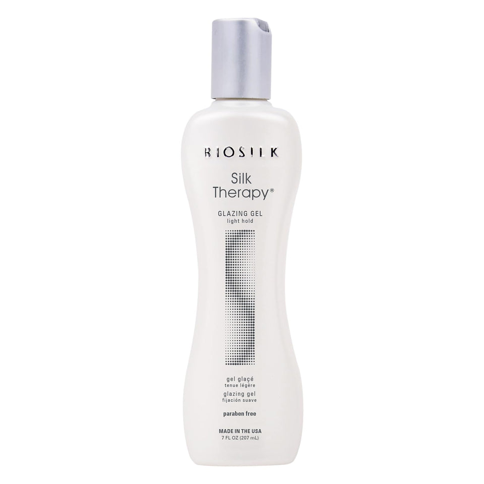 BioSilk front packaging displaying the 7 oz glazing gel for glossy styles