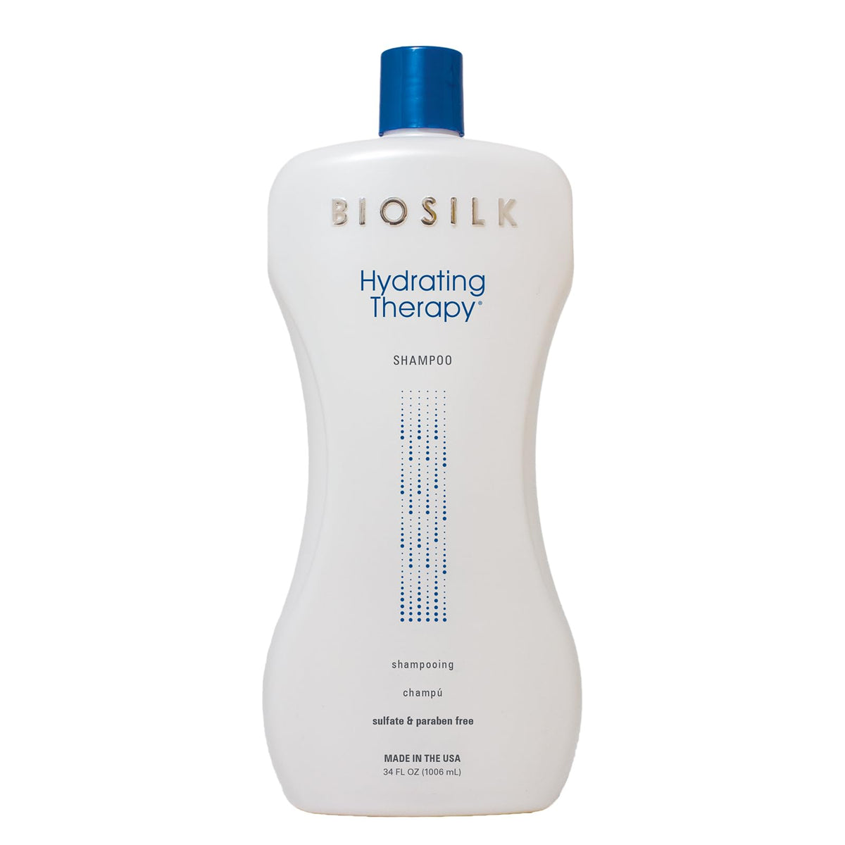BioSilk front bottle showing label and size for easy identification and value