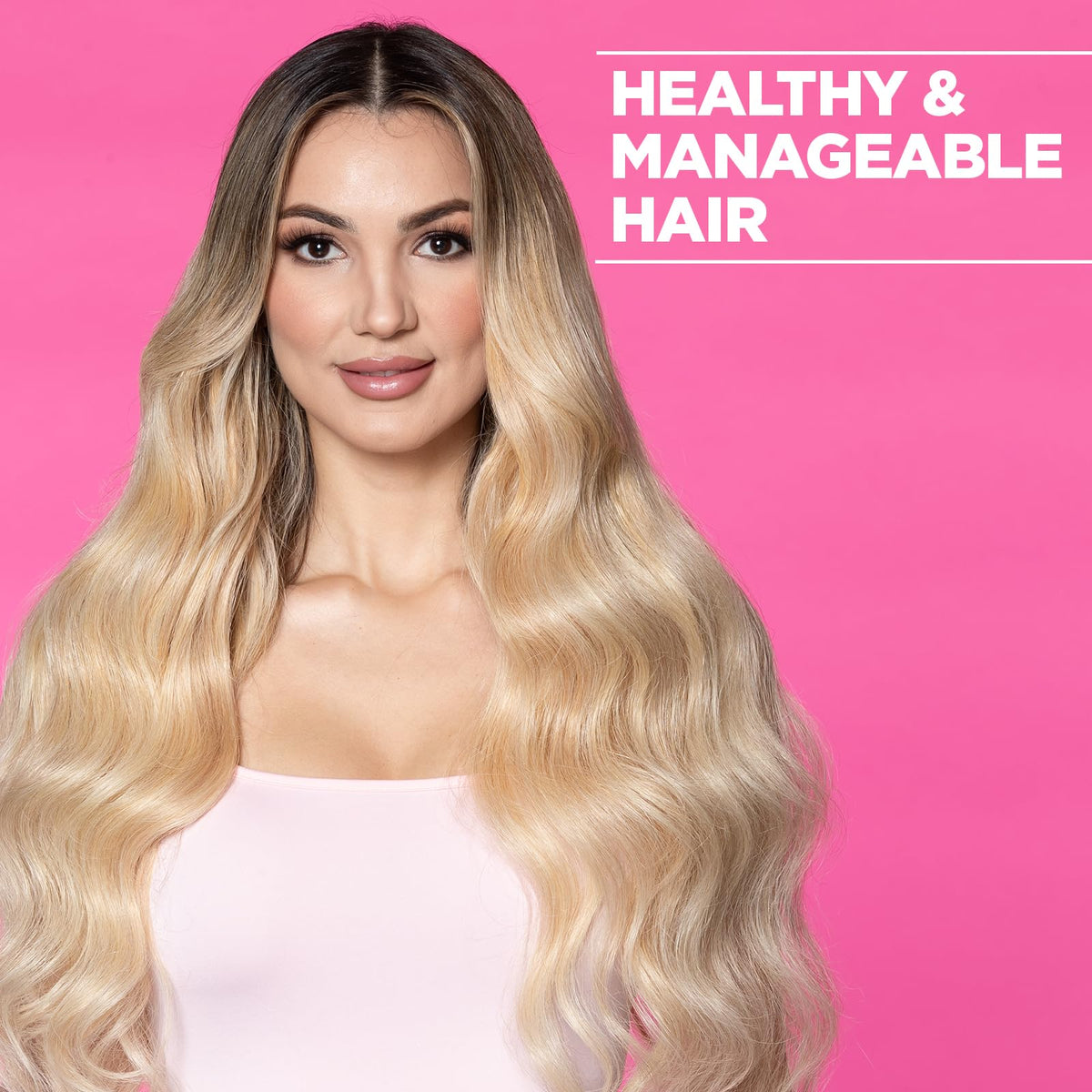 BioSilk conditioner pumped onto wet hair to show detangling and moisturizing action