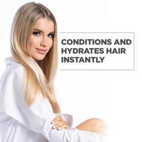 BioSilk Miracle 17 before and after curls showing improved definition and shine