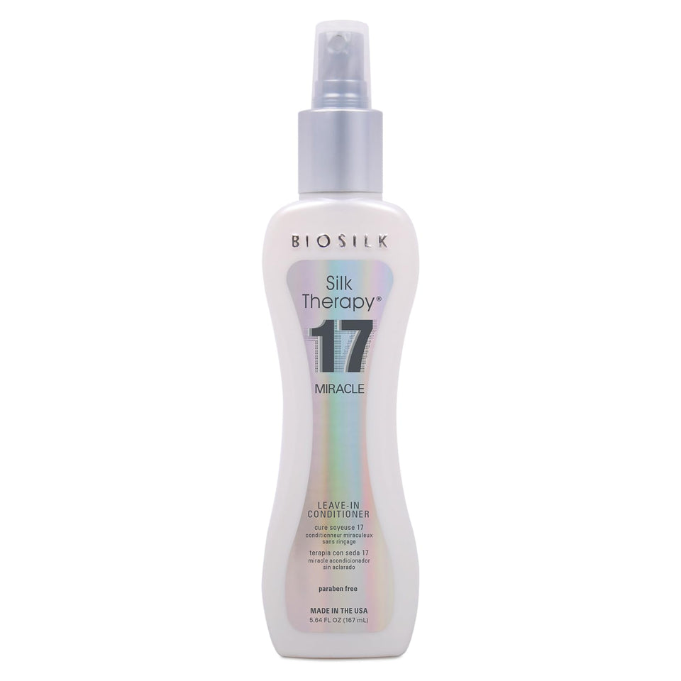 BioSilk Miracle 17 front bottle showing label and size for easy identification