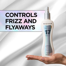 BioSilk Miracle 17 pump close-up demonstrating convenient dispensing and control