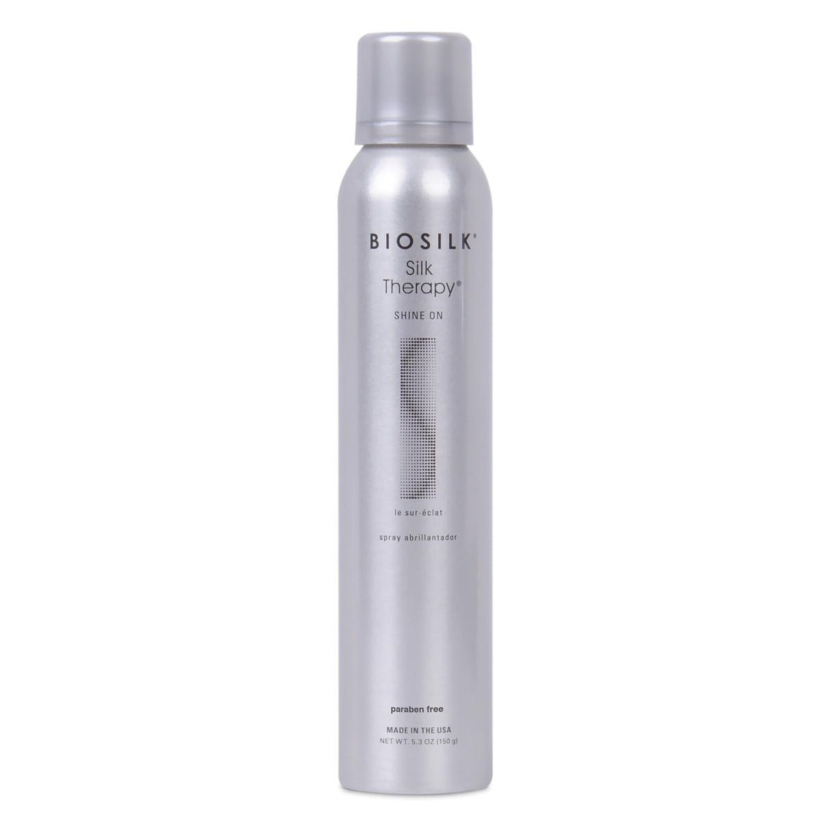 BioSilk front can showing product finish and easy hold