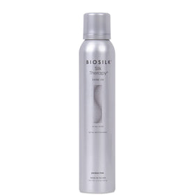BioSilk bottle front view showing label and glossy finish benefit