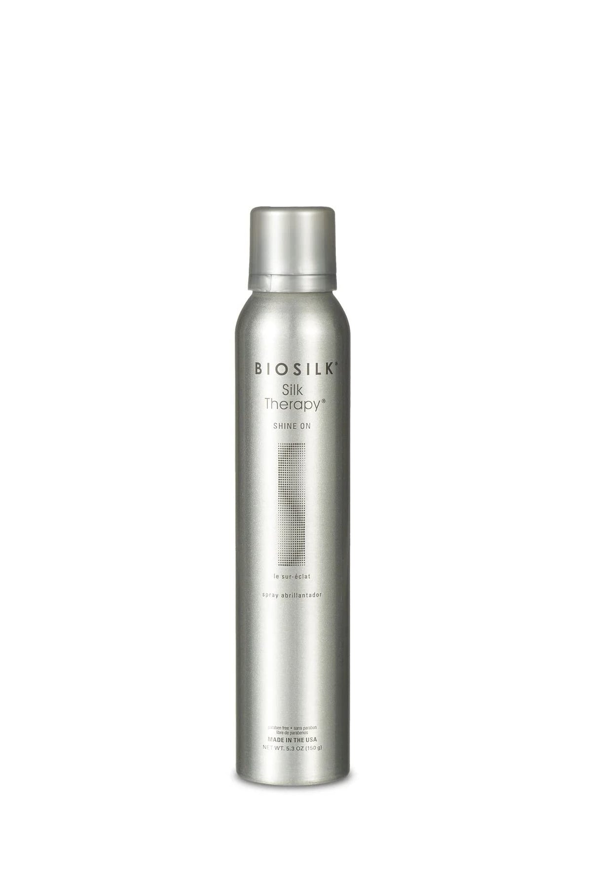 BioSilk spray nozzle close-up demonstrating precise mist control benefit