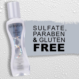 BioSilk label close-up showing ingredients and sulfate-free benefit
