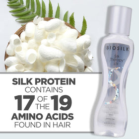 BioSilk creamy liquid texture close-up highlighting weightless smoothness