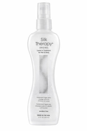 BioSilk front packaging shows 12 oz bottle and brand shine benefits