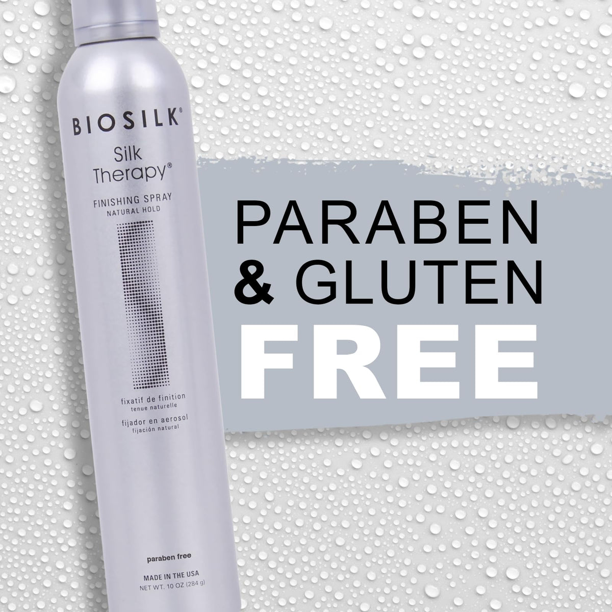 BioSilk spray nozzle closeup highlights precise mist delivery