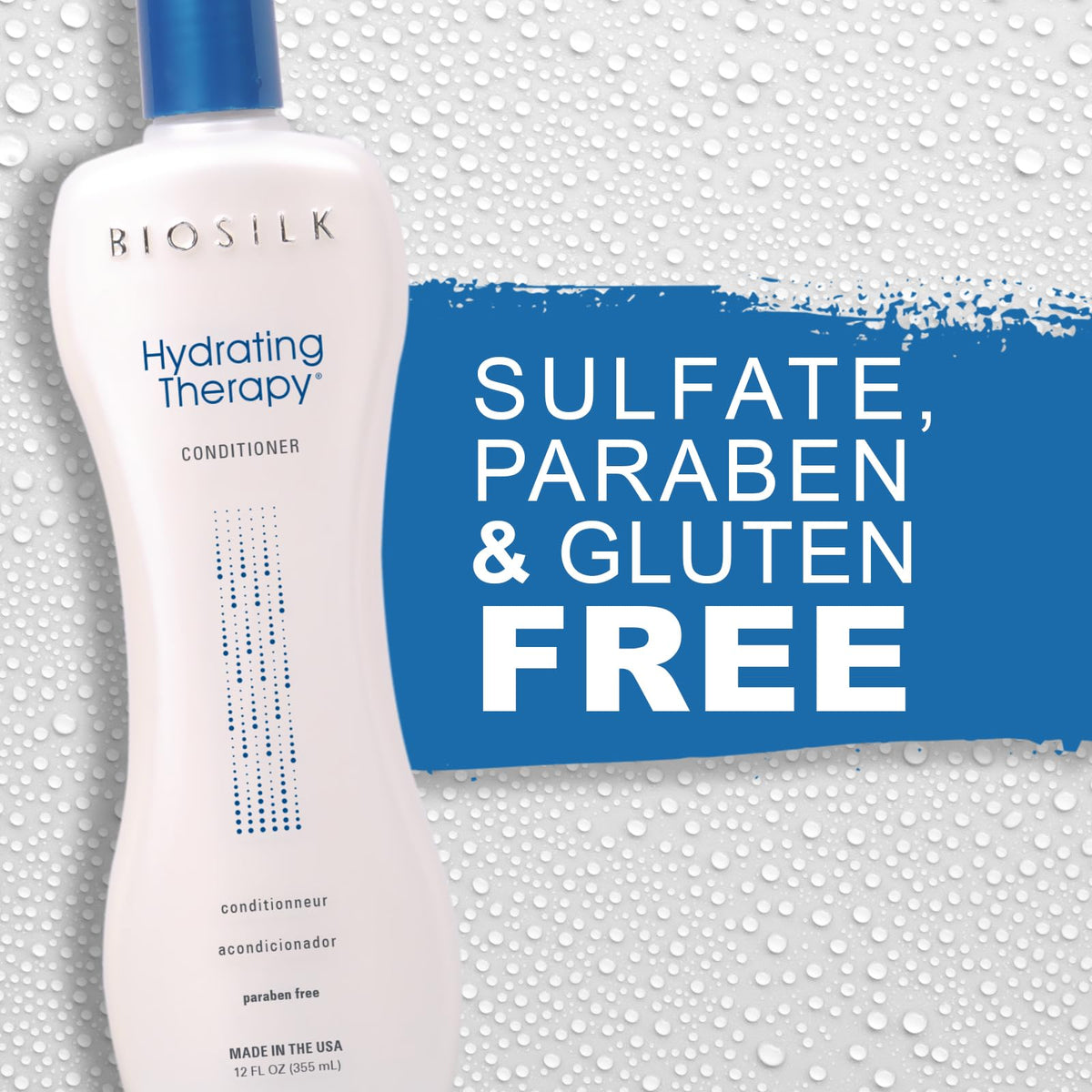 BioSilk creamy texture close-up showing silky hydration benefit