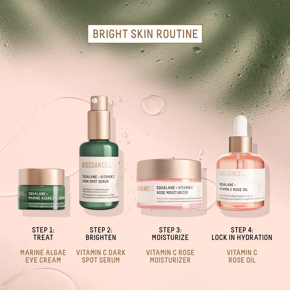 BIOSSANCE product beside Allure badge showcasing award recognition and trust