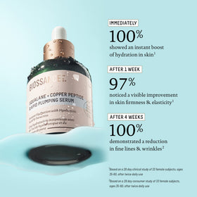 BIOSSANCE serum dropper dispensing lightweight texture for quick absorption