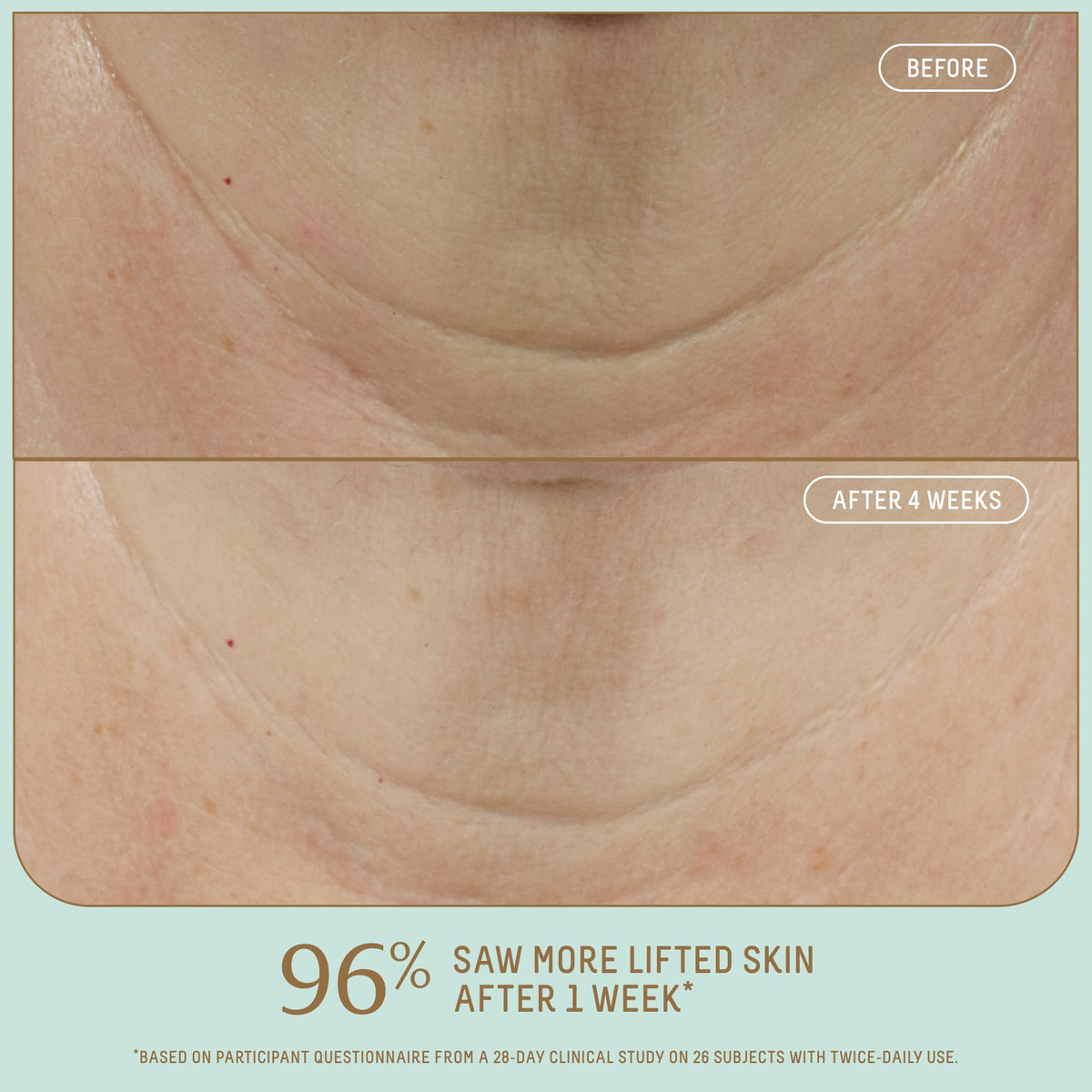 BIOSSANCE mixed dual-phase serum demonstrating blend for firming benefit