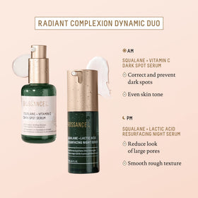 Biossance bottle on bathroom counter illustrating evening routine convenience