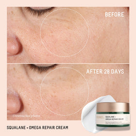 BIOSSANCE open jar highlighting whipped cream texture for easy absorption benefit