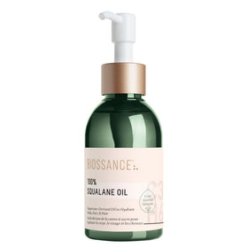 BIOSSANCE front packaging showing bottle and label, conveys clean hydration