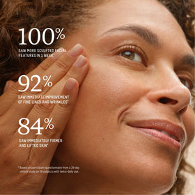 BIOSSANCE close-up of serum drop texture highlighting hydration effect