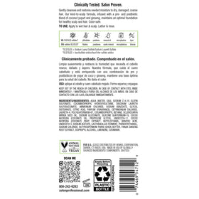 Biotera back label showing full ingredients and Microbiome-Friendly certification