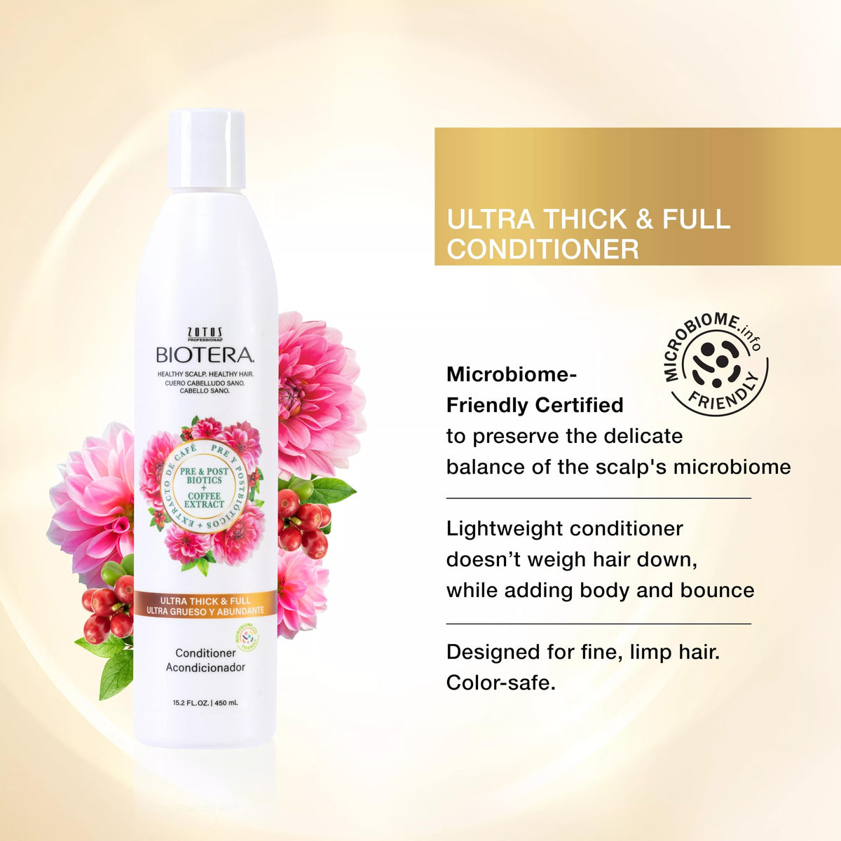 Biotera back label close-up listing ingredients and usage directions visibly