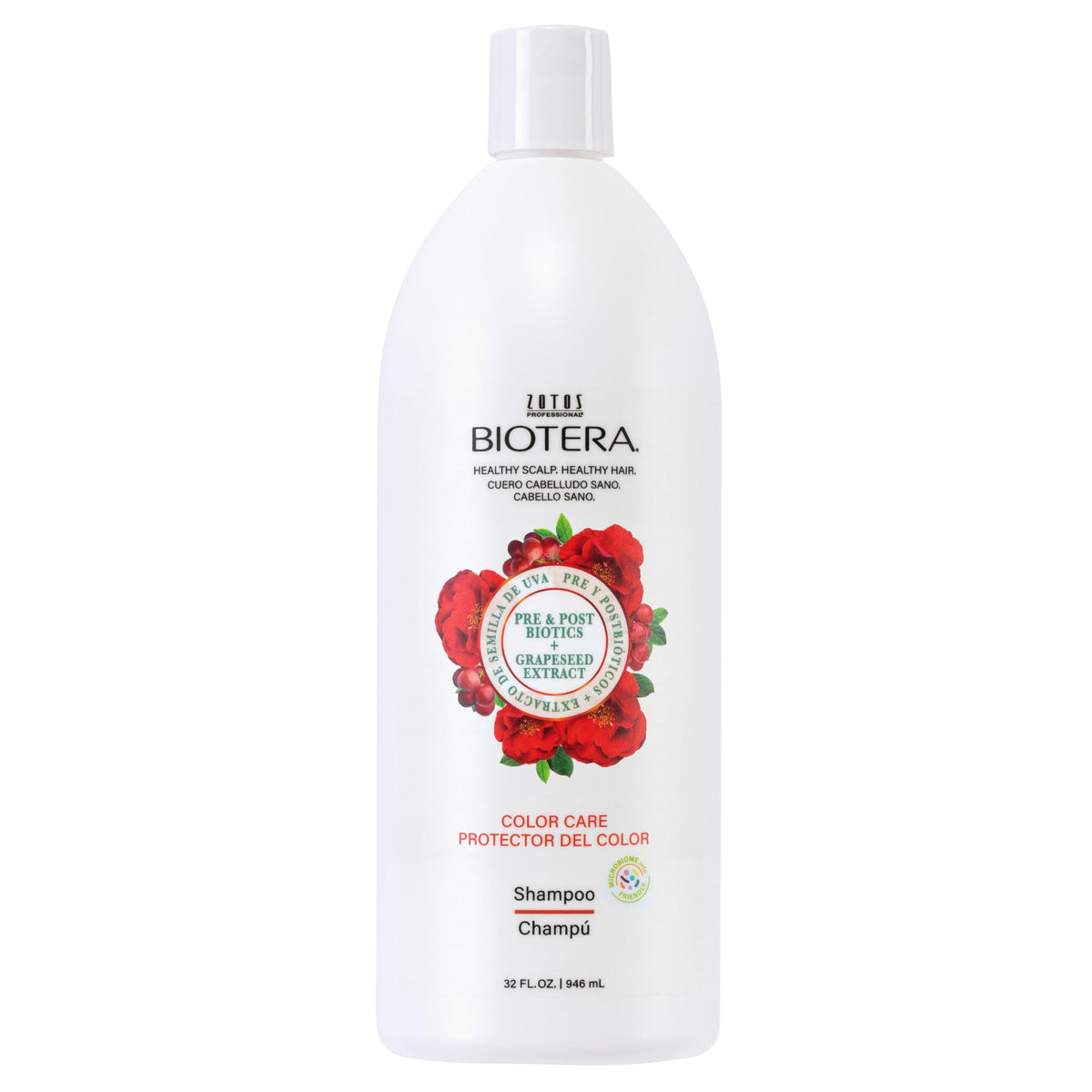 Biotera front bottle showing full label and color-care benefit