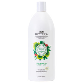 Biotera front bottle showing product and size, clear labeling benefit