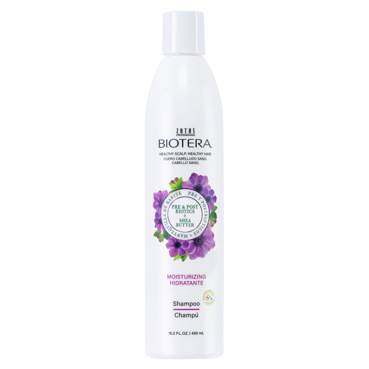Biotera bottle front label showing product and benefit