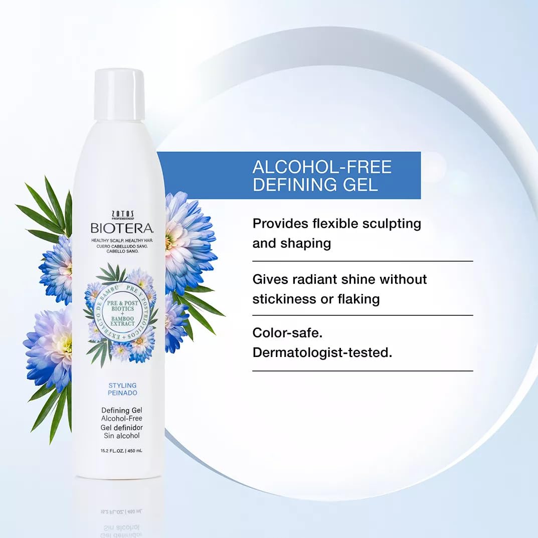 Biotera open cap with gel texture illustrating non-sticky consistency