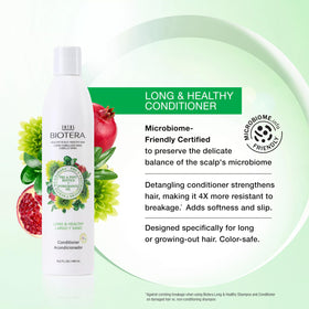Biotera label closeup highlighting ingredients and gentle formula benefit