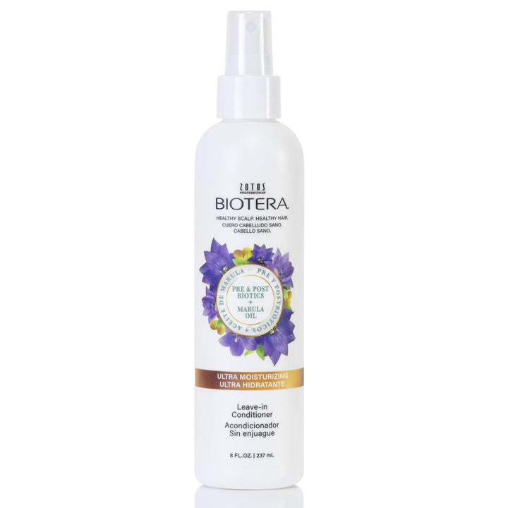 Biotera leave-in front packaging showing clear product benefits in view