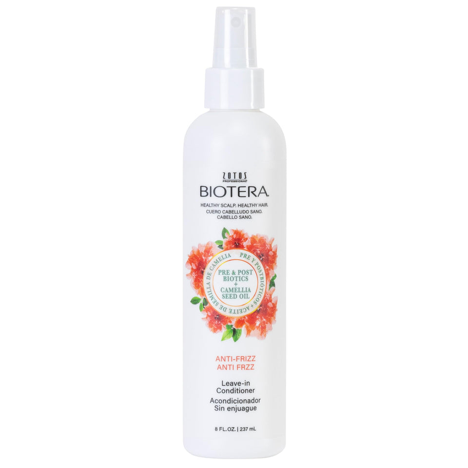 Biotera front bottle view showing product and smooth-hair benefit