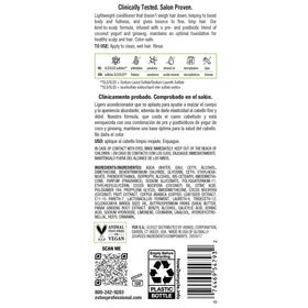 Microbiome-Friendly certification badge on Biotera packaging signaling scalp care