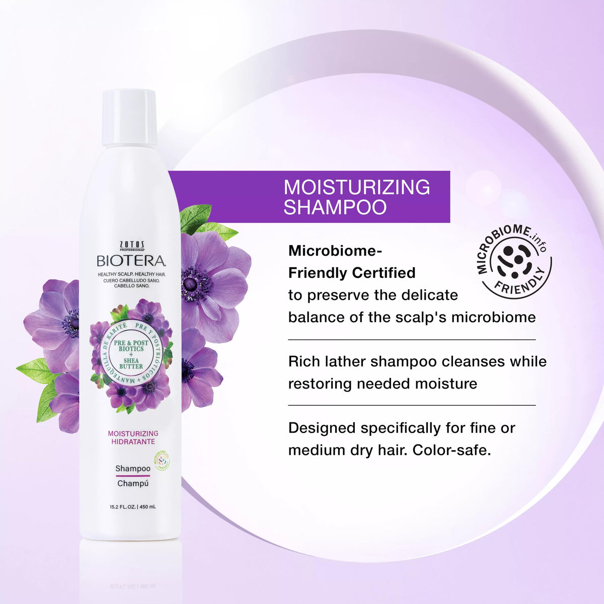 Biotera rich lather close-up demonstrating gentle cleansing