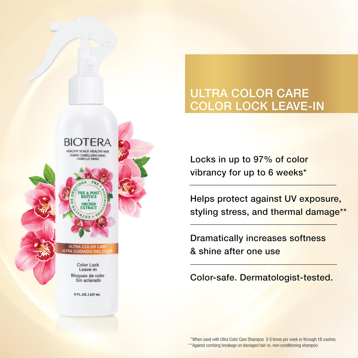Biotera creamy leave-in texture close-up for fast absorption