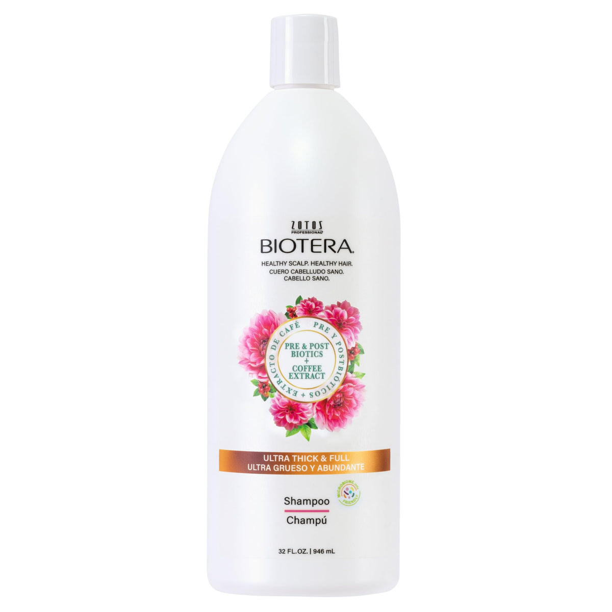Biotera front bottle showing label and 32 fl oz size benefits