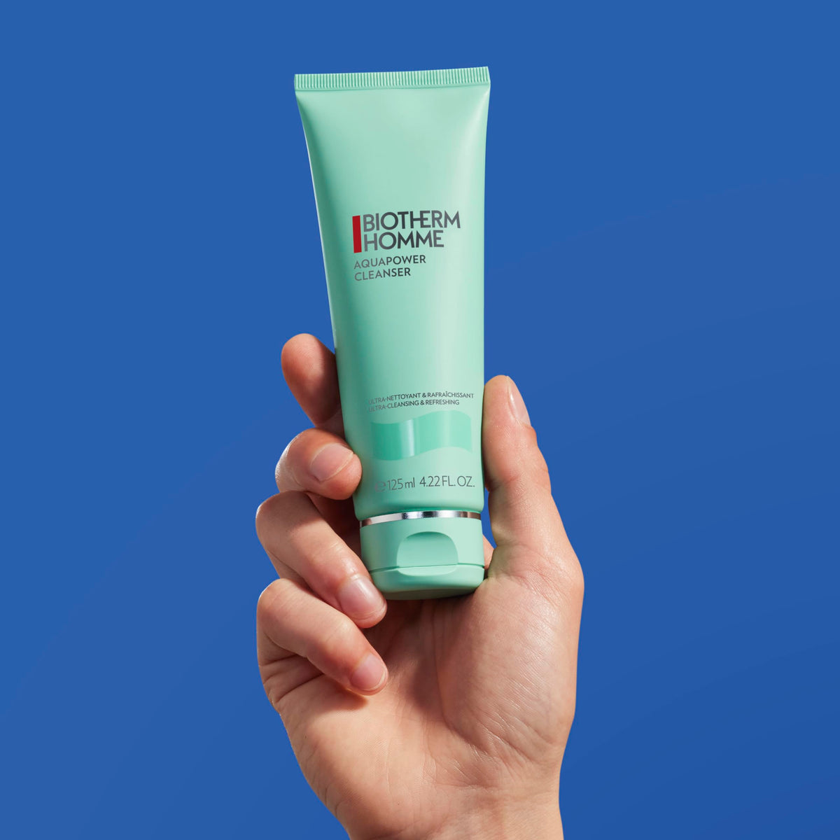 Biotherm label close-up highlighting Life Plankton and ingredients